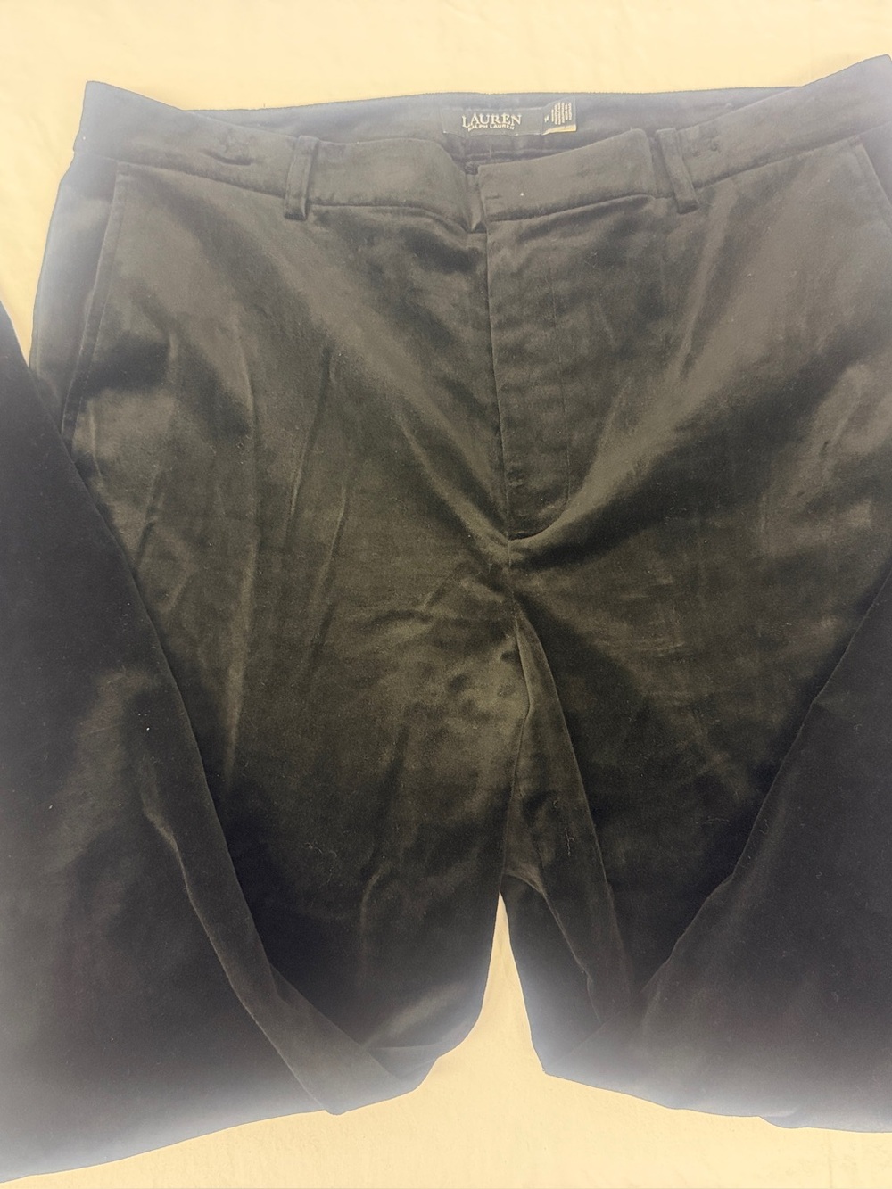 Ralph Lauren Black Velvet Women’s Pants